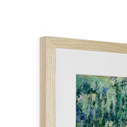 Water Lilies and Japanese Bridge Framed & Mounted Print