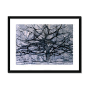 Gray Tree Framed & Mounted Print