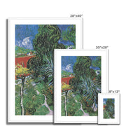 Doctor Gachet's Garden in Auvers Framed & Mounted Print