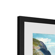 The Harbor, Monhegan Coast, Maine Framed & Mounted Print