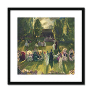 Tennis at Newport Framed & Mounted Print