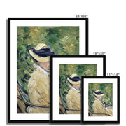 Madame Manet (Suzanne Leenhoff) at Bellevue Framed & Mounted Print