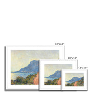 La Corniche near Monaco Framed & Mounted Print