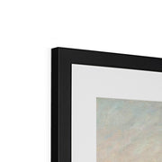 Sun setting on the Seine at Lavacourt Framed & Mounted Print