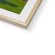 Lady in the garden Framed & Mounted Print