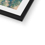 Sun setting on the Seine at Lavacourt Framed & Mounted Print