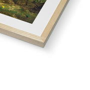 Girl Picking Apple Blossoms  Framed & Mounted Print