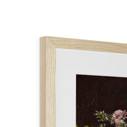 Still Life with Flowers and Fruit Framed & Mounted Print