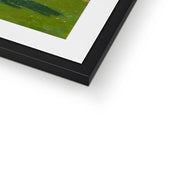 Lady in the garden Framed & Mounted Print
