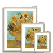Vase with Twelve Sunflowers Framed & Mounted Print