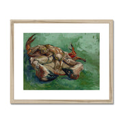 Crab on its Back Framed & Mounted Print