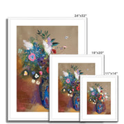 Bouquet of Flowers Framed & Mounted Print