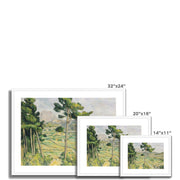 Mont Sainte-Victoire and the Viaduct of the Arc River Valley Framed & Mounted Print