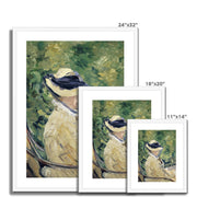 Madame Manet (Suzanne Leenhoff) at Bellevue Framed & Mounted Print