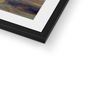 Landscape of the Moon's First Quarter Framed & Mounted Print
