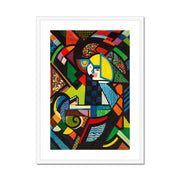 Daughter in a Rocker Framed & Mounted Print