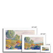 Two Women by the Shore, Mediterranean Framed & Mounted Print