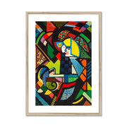 Daughter in a Rocker Framed & Mounted Print