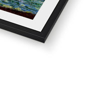 Water Lilies and Japanese Bridge Framed & Mounted Print