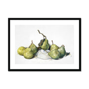 Green Pears Framed & Mounted Print