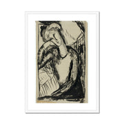 Portrait of a Young Woman Framed & Mounted Print