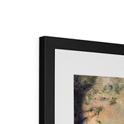 Grassy Riverbank Framed & Mounted Print