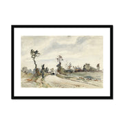Louveciennes, Route de Saint-Germain Framed & Mounted Print