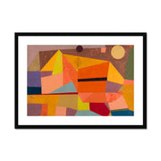 Heitere Gebirgslandschaft (Joyful Mountain Landscape) Framed & Mounted Print