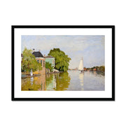 Houses on the Achterzaan  Framed & Mounted Print