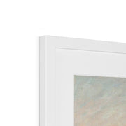 Sun setting on the Seine at Lavacourt Framed & Mounted Print