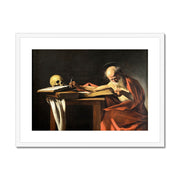 Saint Jerome Writing Framed & Mounted Print