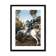 Saint George and the Dragon Framed & Mounted Print