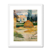 Landscape near Arles Framed & Mounted Print