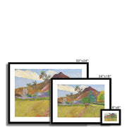 Tahitian Landscape Framed & Mounted Print