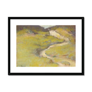 Pathway in a Field Framed & Mounted Print