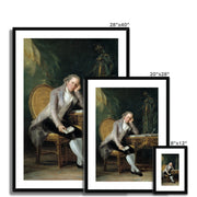 Portrait of Gaspar Melchor de Jovellanos  Framed & Mounted Print
