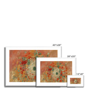 Nasturtiums Framed & Mounted Print