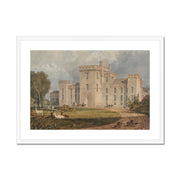 View of Hampton Court, Herefordshire, from the Northwest Framed & Mounted Print