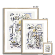 Design for Urne Buriall–Ghosts Framed & Mounted Print