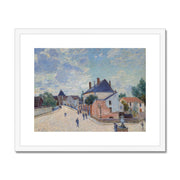 Street in Moret Framed & Mounted Print