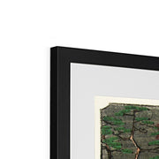 Autumn at Akiba shrine in Ukiji (1857) vintage Japanese prints Framed & Mounted Print