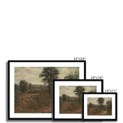 Lane near Dedham Framed & Mounted Print