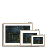 Starry Night on the Rhone Framed & Mounted Print