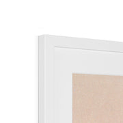 Woman Applying Rouge Framed & Mounted Print