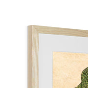 Oni, Peacock, Shishi, Cat and Insect by the Craftman Ichida Shoshichiro of Naniwa  Framed & Mounted Print