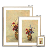 Flowers in a Vase Framed & Mounted Print