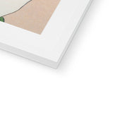 Woman Applying Rouge Framed & Mounted Print