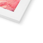 Pink Begonias Framed & Mounted Print