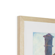 Gondola Moorings on the Grand Canal Framed & Mounted Print