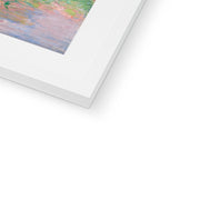 Poplars, Pink Effect Framed & Mounted Print